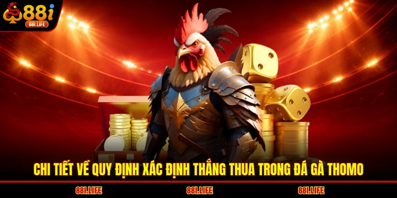 Chi tiết về quy định xác định thắng thua trong đá gà Thomo